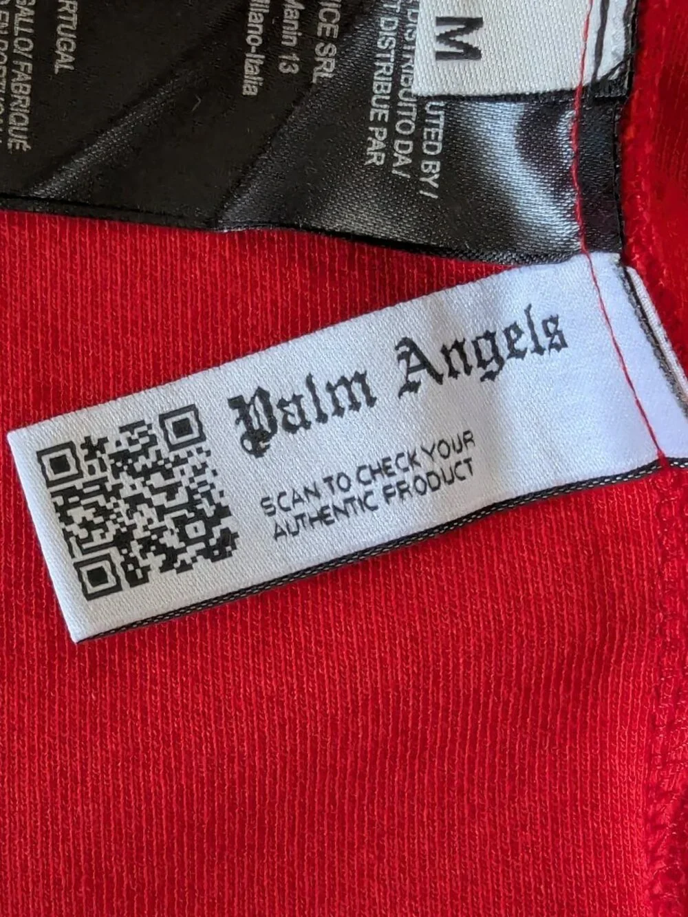 Palm Angels Red Classic Track Jacket - Picture 11 of 12